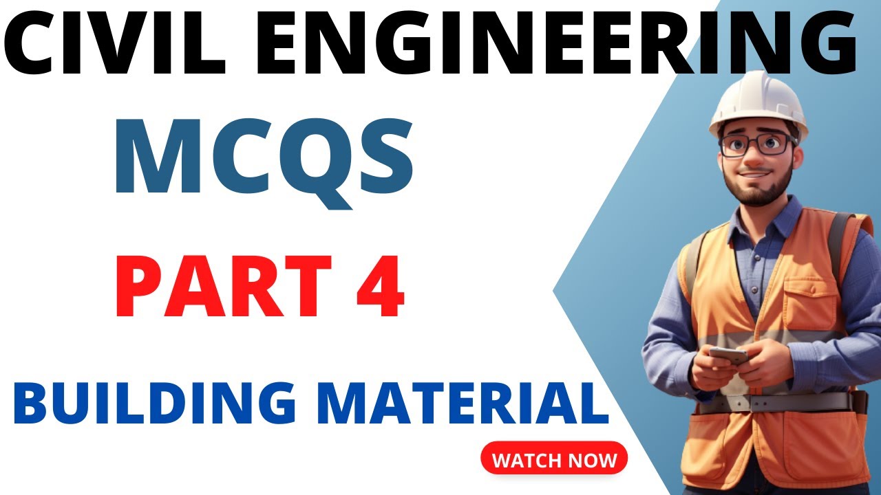 Civil Engineering MCQS for Competitive Exams | MCQS Series| KPPSC | SSC JE |GATE | Part 4
