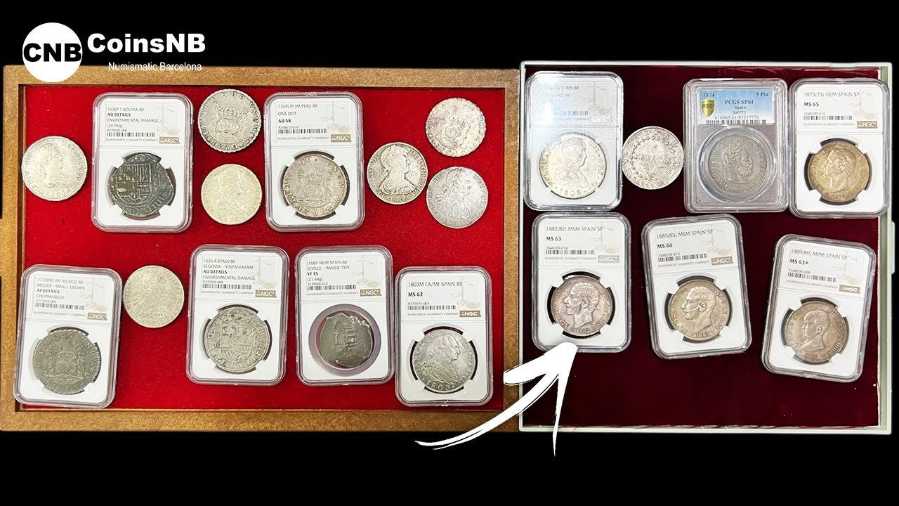 Mis 8 REALES favoritos en la próxima subasta de Coins Numismatic Barcelona