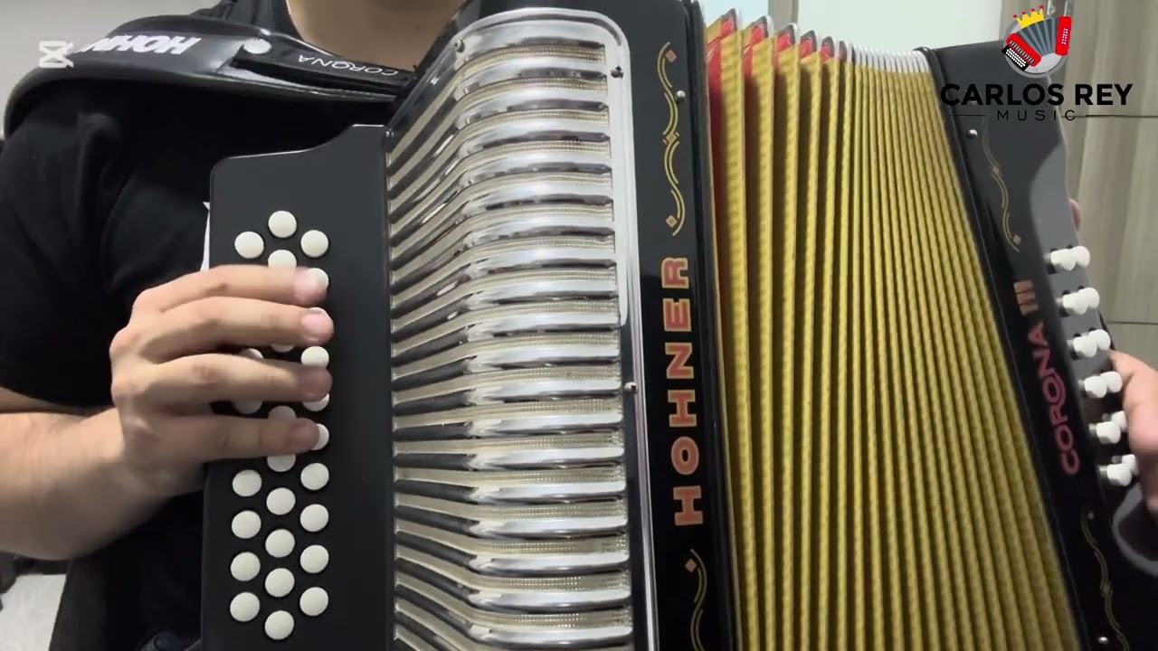 Te necesito (Diomedes Díaz & Colacho M) | Tutorial Completo para Acordeon nivel inicial | Carlos Rey