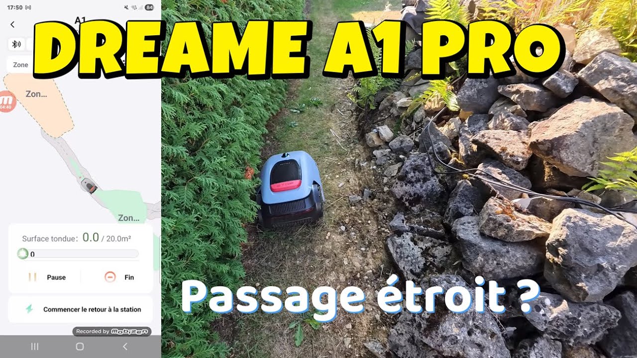 DREAME A1 PRO Franchit elle  les  espaces étroits ?