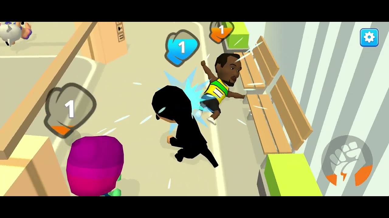 Jogando esse jogo de luta que me deu v&aacute;rios soco &eacute; mas quis mexer &eacute; Peppa pig