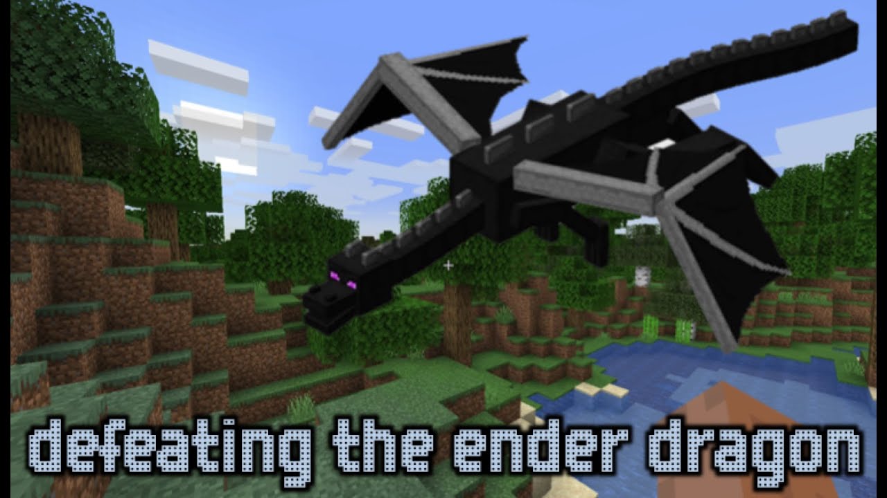 Defeating the Ender Dragon by Myself in Minecraft
