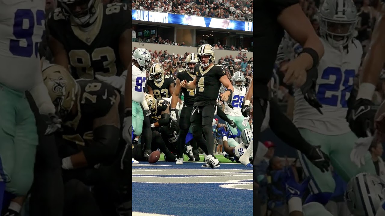 Derek Carr Hits the MJ Celly after TD #saints #nfl #shorts