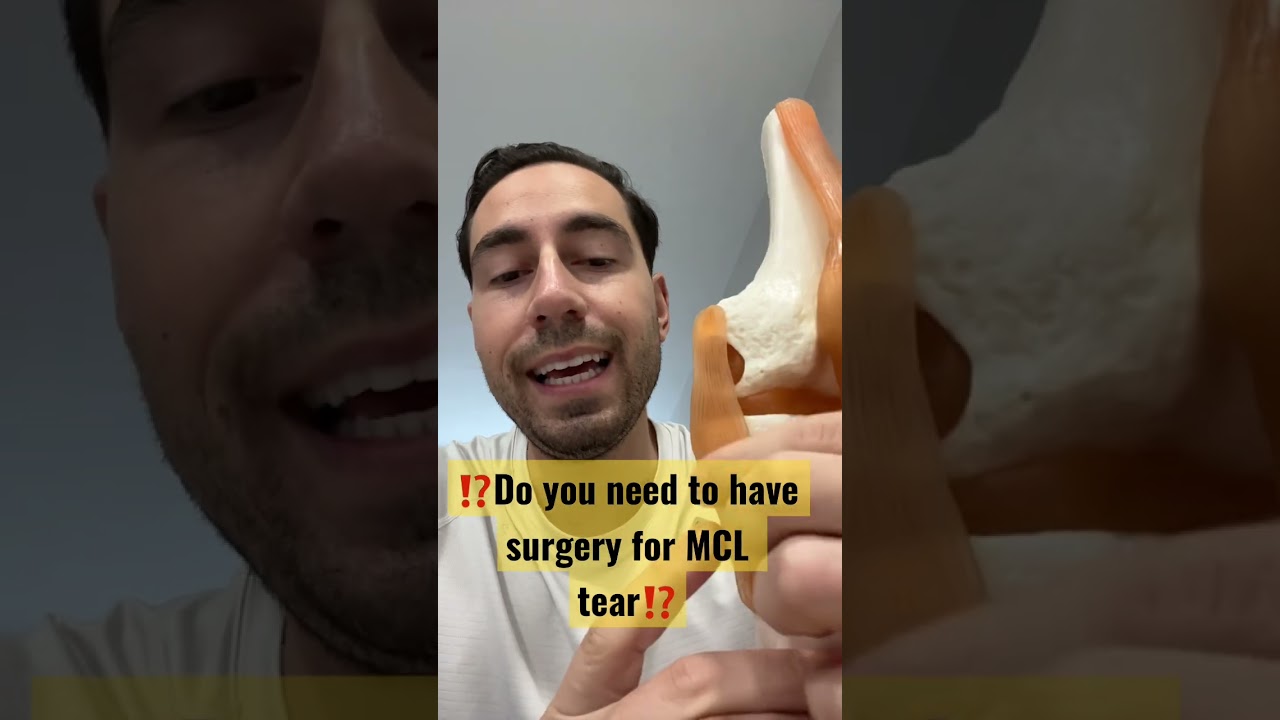 Do you need to have surgery for a MCL tear? #shorts
