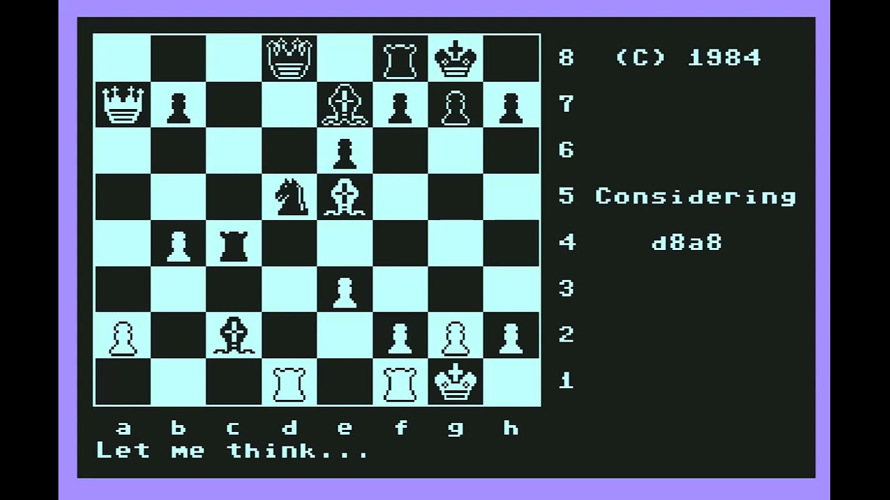 Game of the day 4439 Colossus chess 2.0 (コロサス・チェス 2.0) CDS Software Ltd. 1984