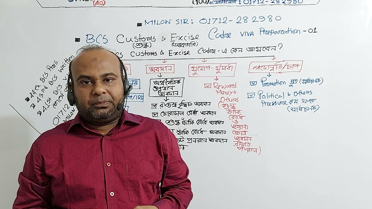Why BCS Customs and Excise Cadre as first choice?
