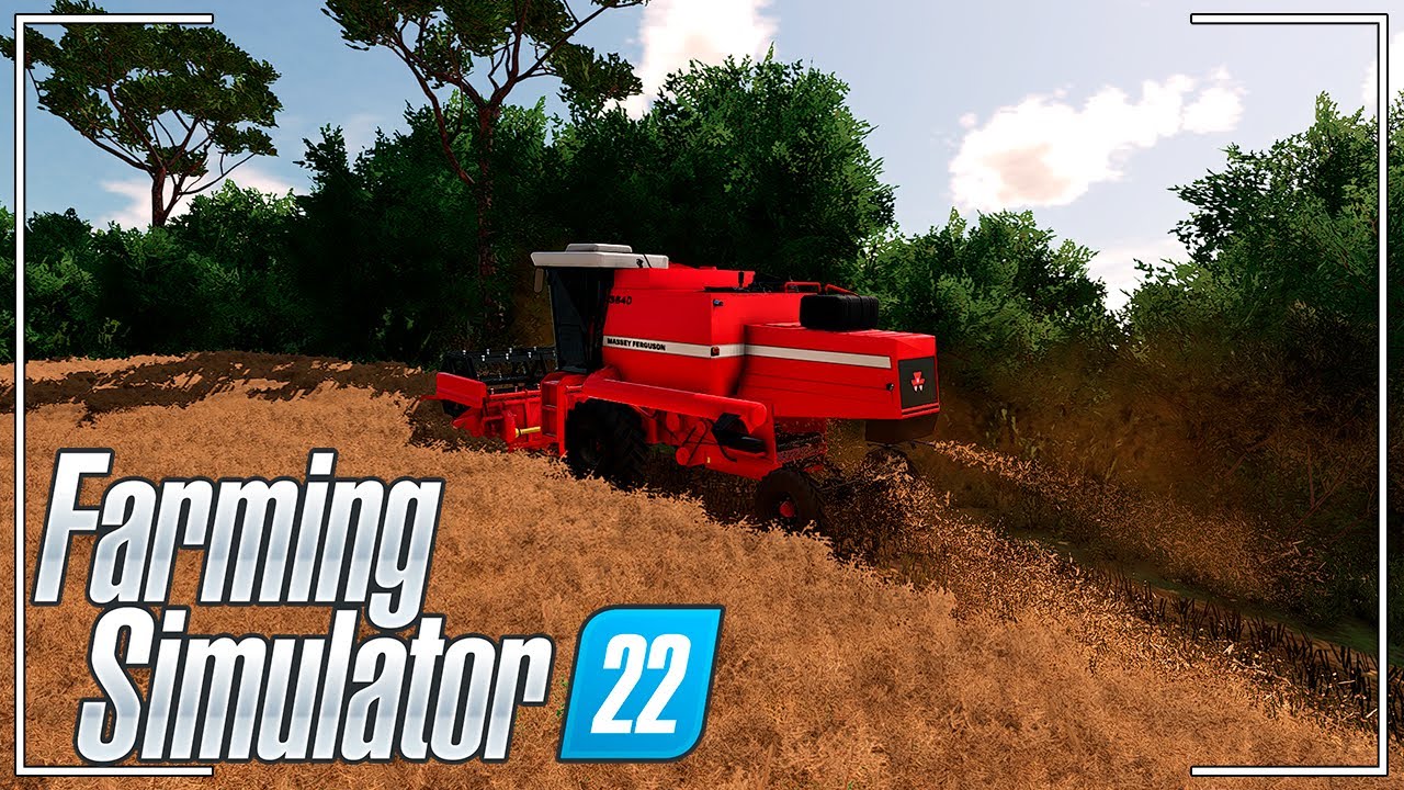 Farming simulator 22 | Colhendo canola com a MF3640