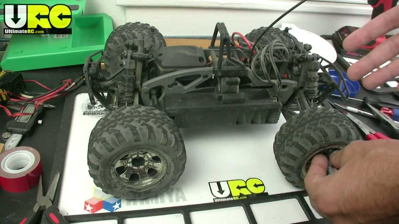 Как снять трансмиссию и двигатель HPI Savage XS