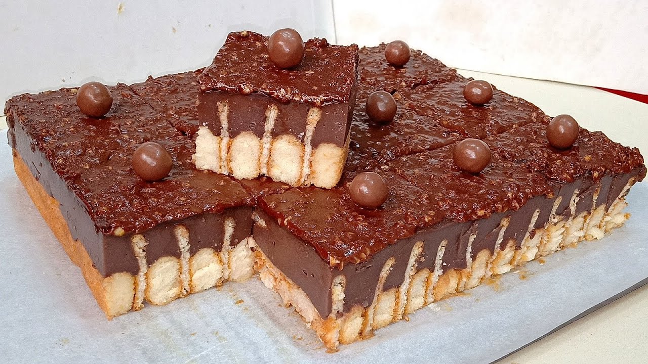 جديد !! عندك لتر حليب و ملعقة دقيق حضريها بدون فرن بدون بيض ولا كريما دفعة واحدة 😋😋