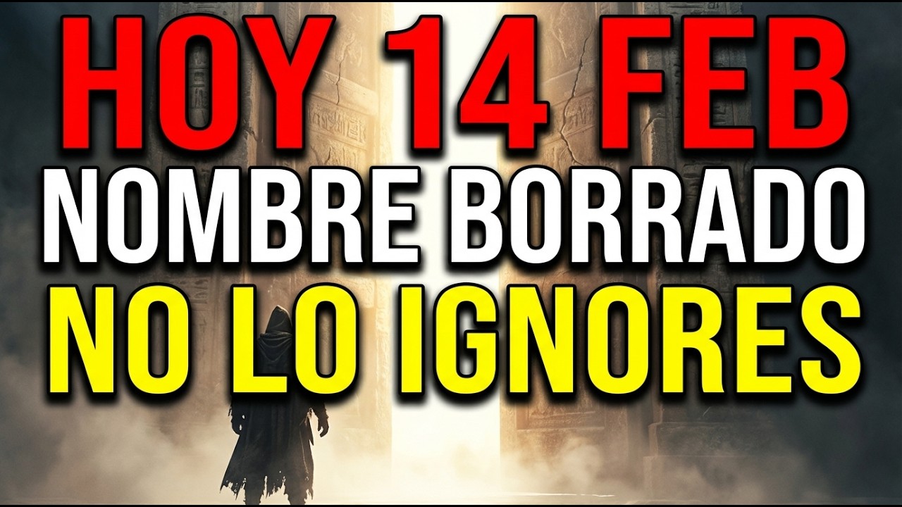 MIGUEL DICE HOY 14 DE FEBRERO: SI IGNORAS ESTO, TU NOMBRE SERÁ BORRADO DE LA LISTA DE HOY...
