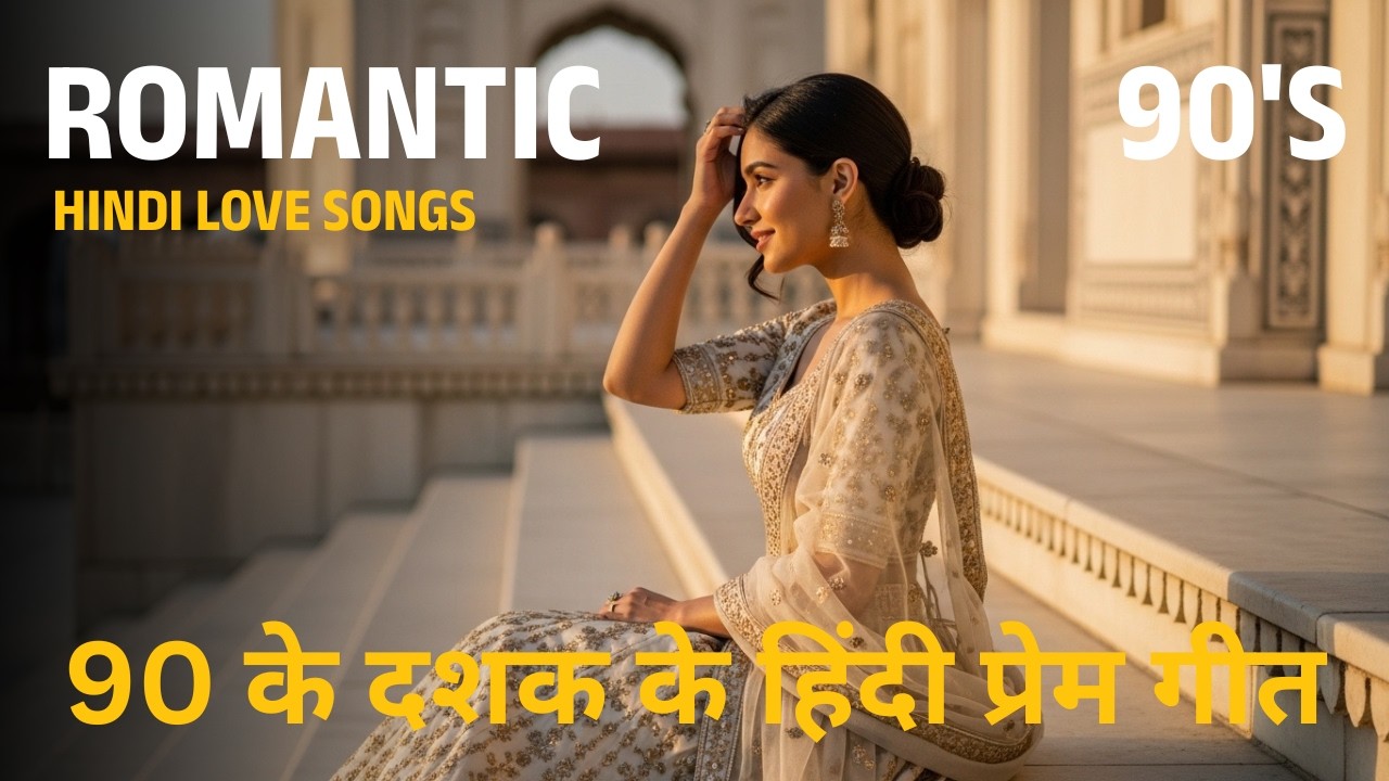 90s Hindi Love Mix 🎧 Romantic Bollywood Hits Collection