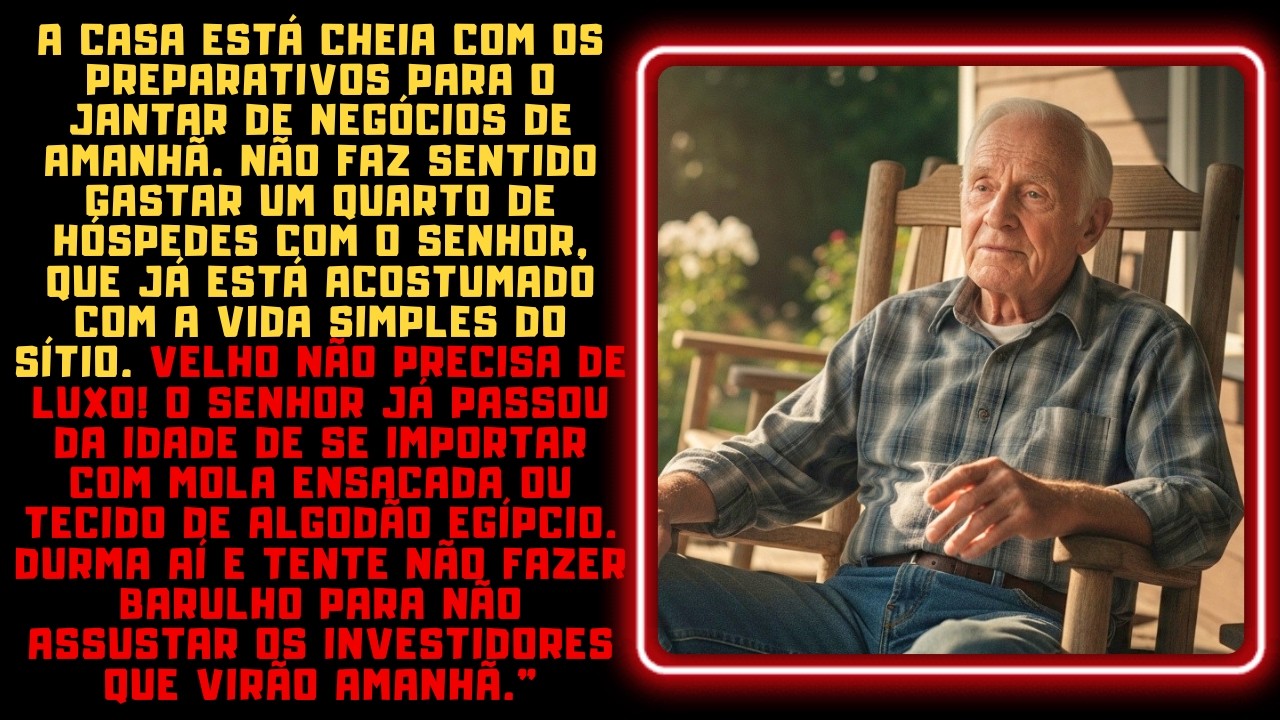 Genro me deu um colchão velho no sótão: 