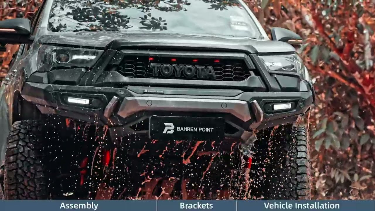 T2280 Toyota Hilux Front Bumper Installation Video