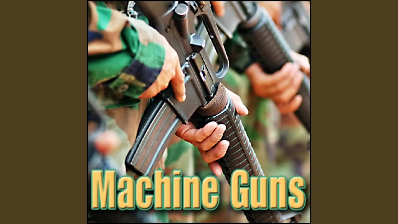 Gun, Machine Gun - M60e3 Machine Gun: Two Bursts, Machine Gun Firing