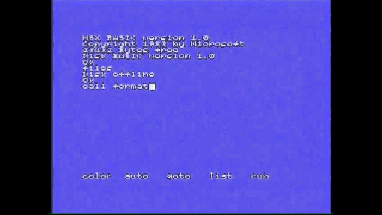 Philips VG-8020/40 floppy disk test