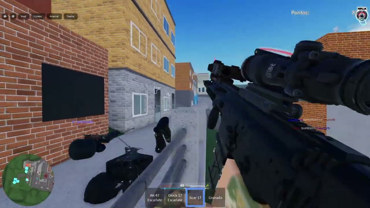 ABATENDO 3 INIMIGOS NO (TNP) Troca de Tiro na Penha. Roblox - PS5 (primeiro vídeo)
