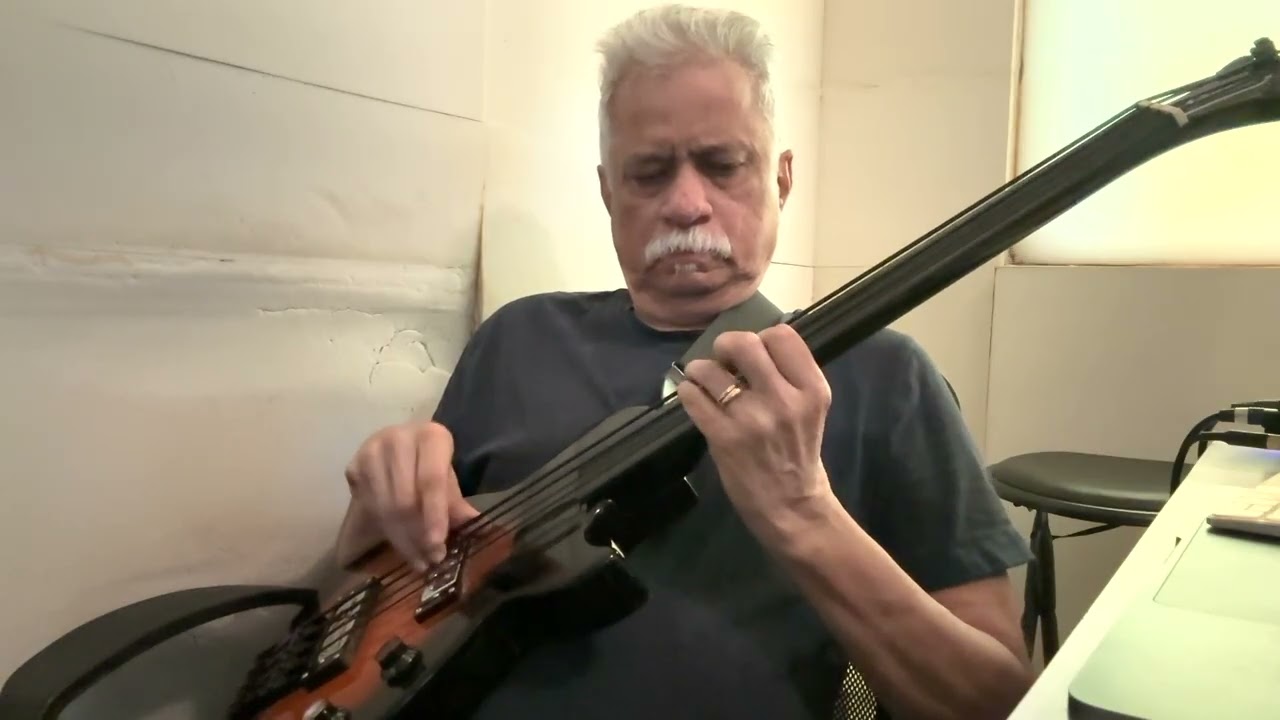 Colin D'Cruz - Fretless bass intonation practice routine