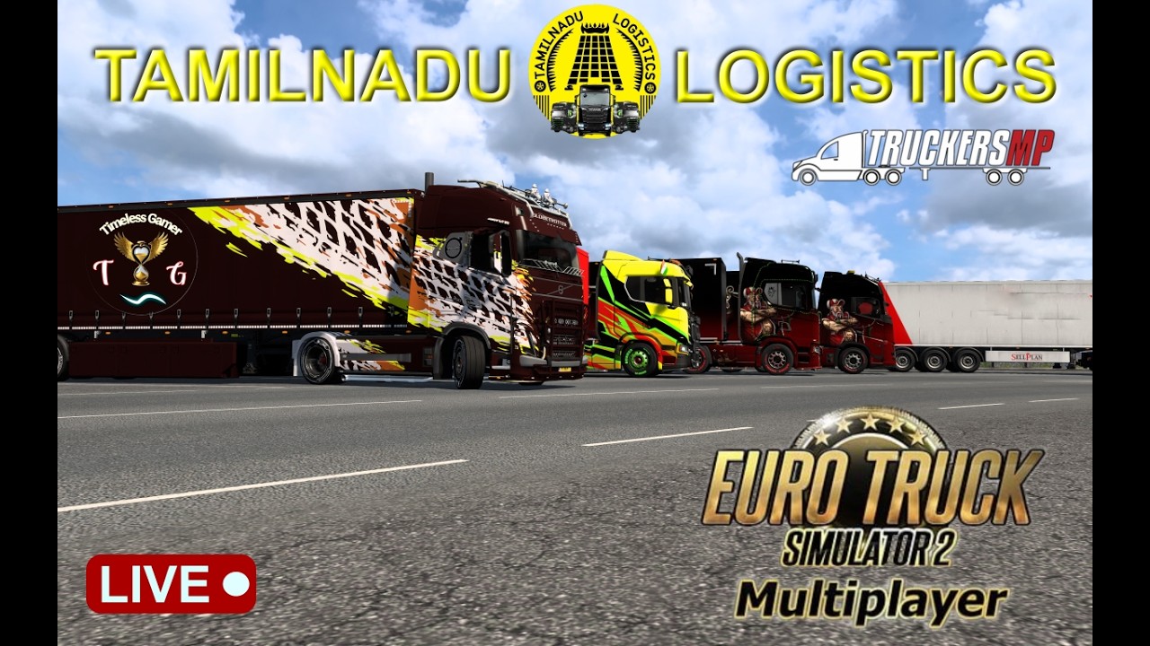 🚛 Fun Drive with Friends! | ETS 2 TruckersMP Tamil | Jolly Convoy 😂