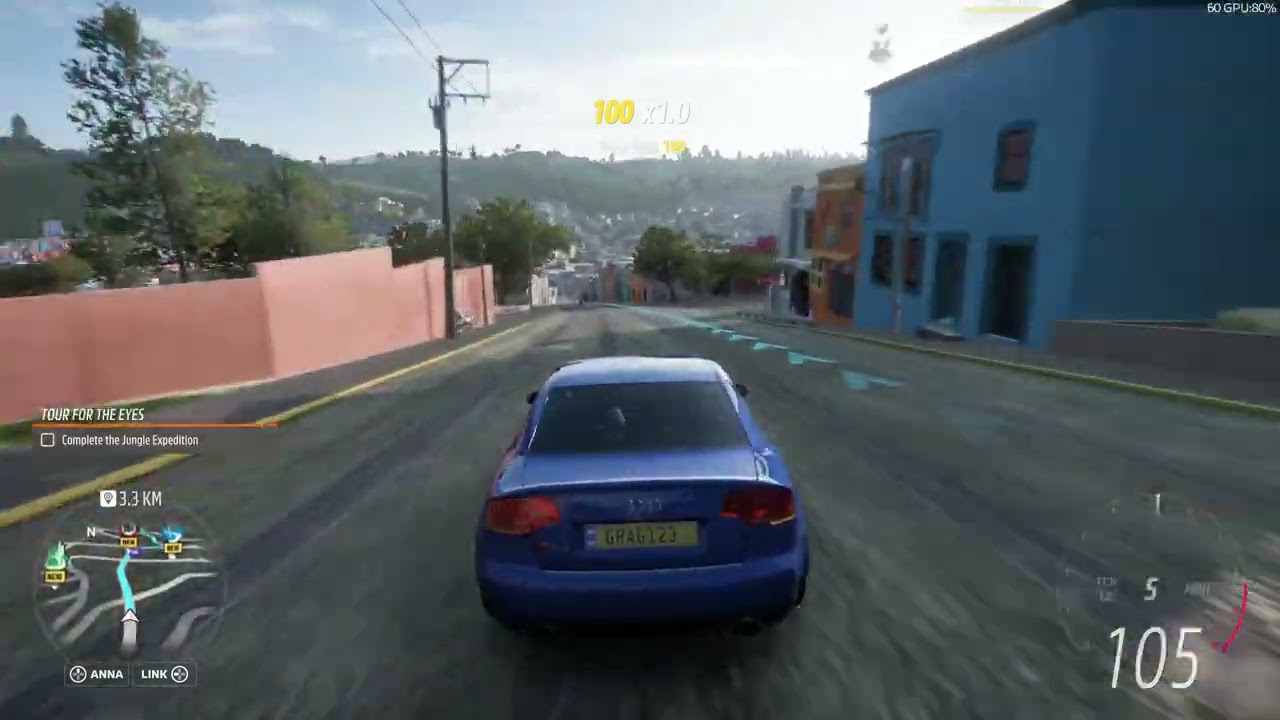 driving in my awdi car in forza horizon 5