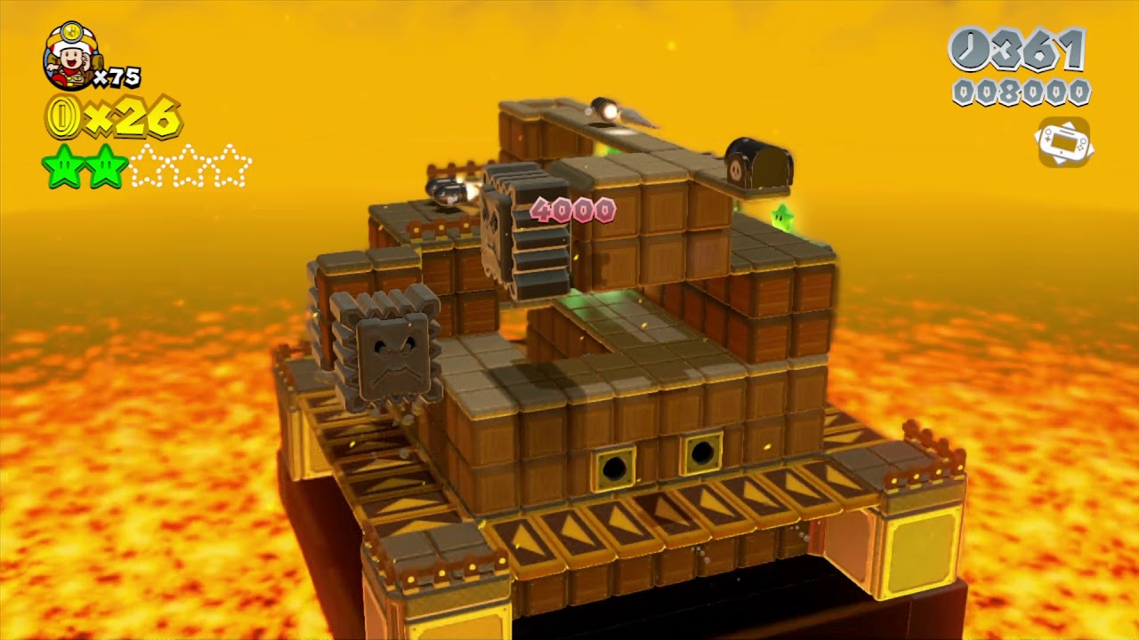 Le capitaine Toad ne se Thwomp jamais