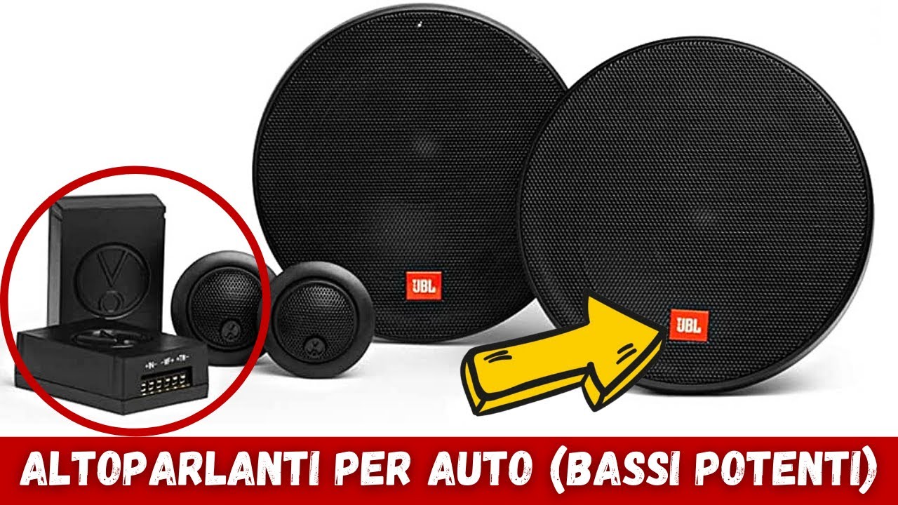 🔥 7 Migliori Altoparlanti per Auto (BASSI POTENTI) 🔊 JBL-PIONEER-Hertz-JVC