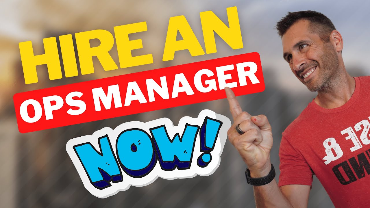 Stop What You're Doing & Hire An OPS Manager