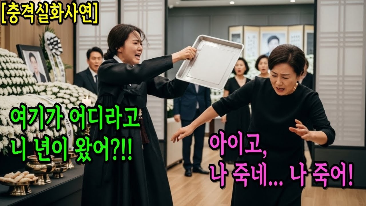 시어머니 장례식장에 나타난 시아버지의 첩… 그 순간 며느리는 더는 참지 않았다  1년간 쌓여온 눈물과 분노가 모두 터져버린 날 반전사연 오디오북
