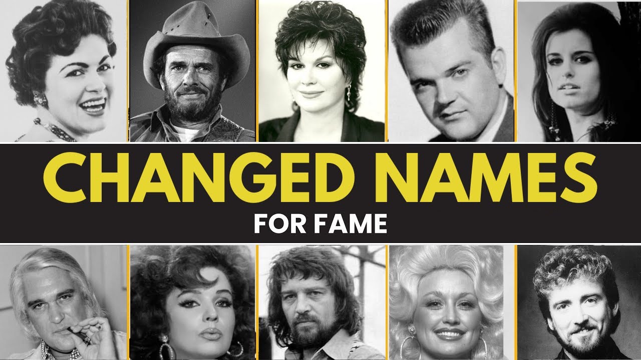 23 Old Country Music Stars Who Changed Their Names For Fame