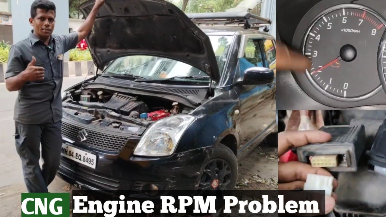 CNG Car Engine RPM Not GO UP 2000 RPM | Long Cranking Problem Fix