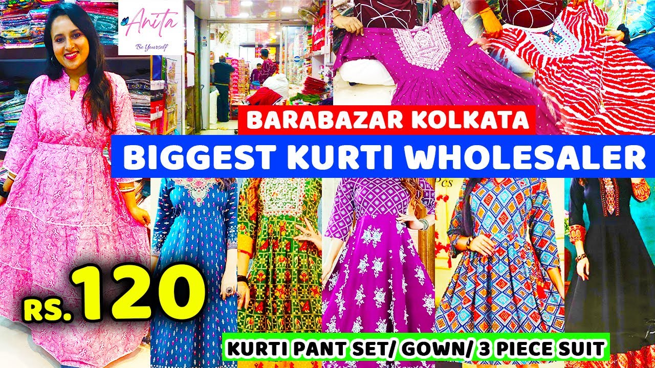 Barabazar Kurti Wholesale Market | Kurti & 3 Piece Salwar Suit Manufacturer in Barabazar Kolkata