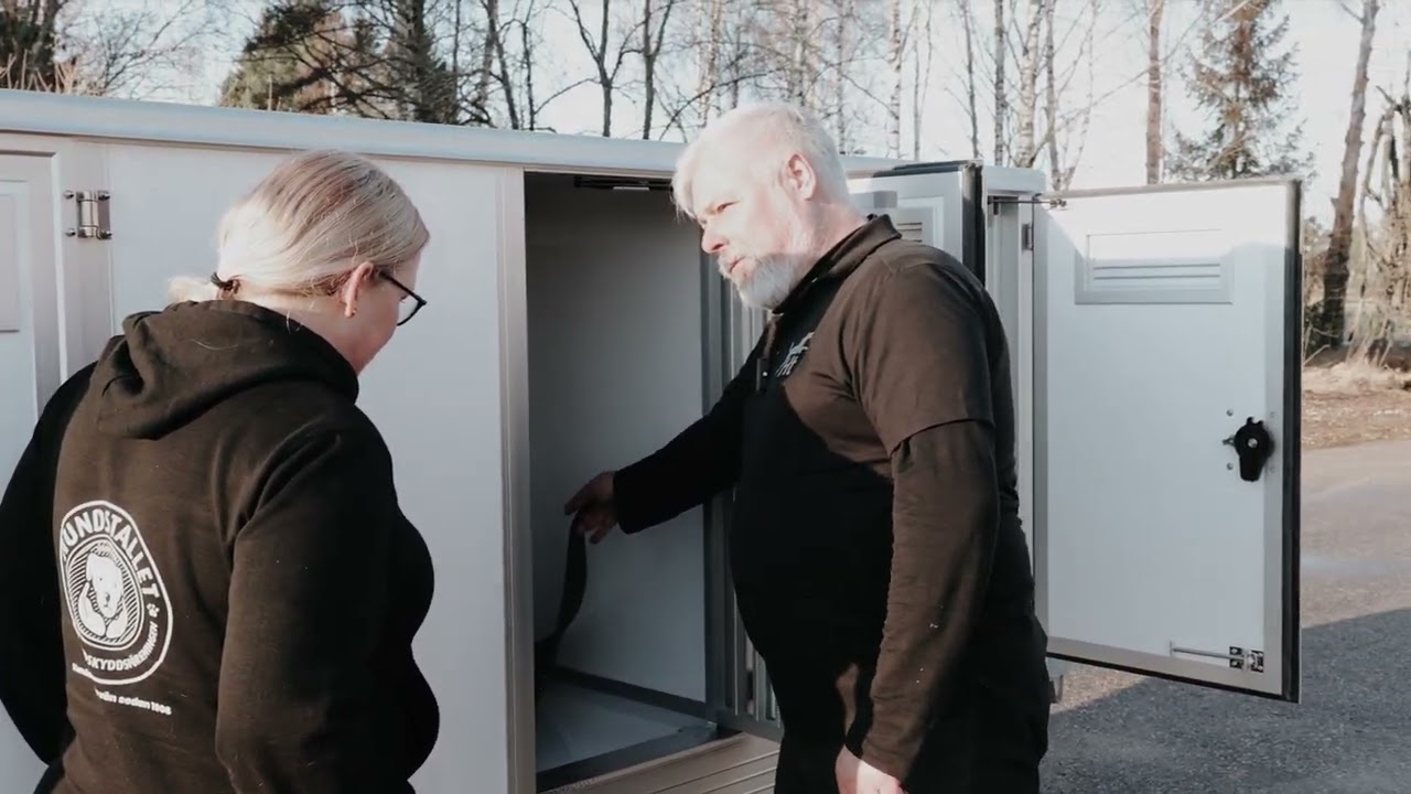Specialbyggd trailer till Hundstallet