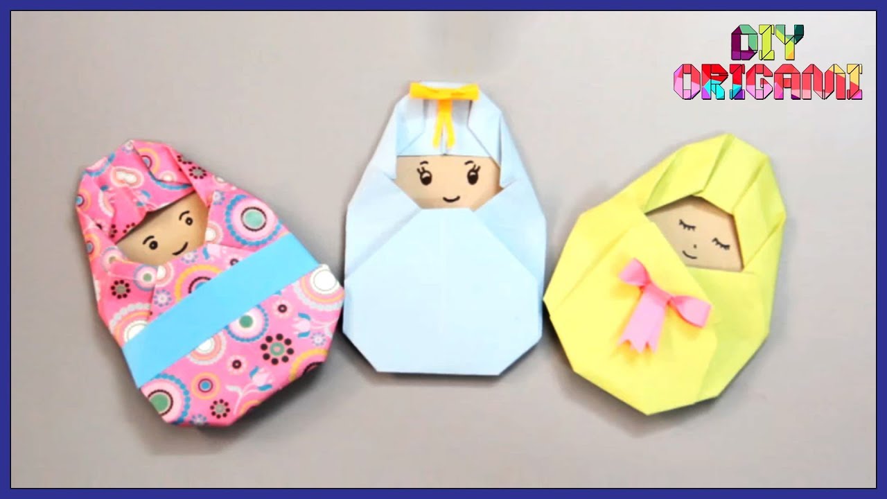 How to Make Origami 3D Babies || The Beginner’s Tutorial for Origami