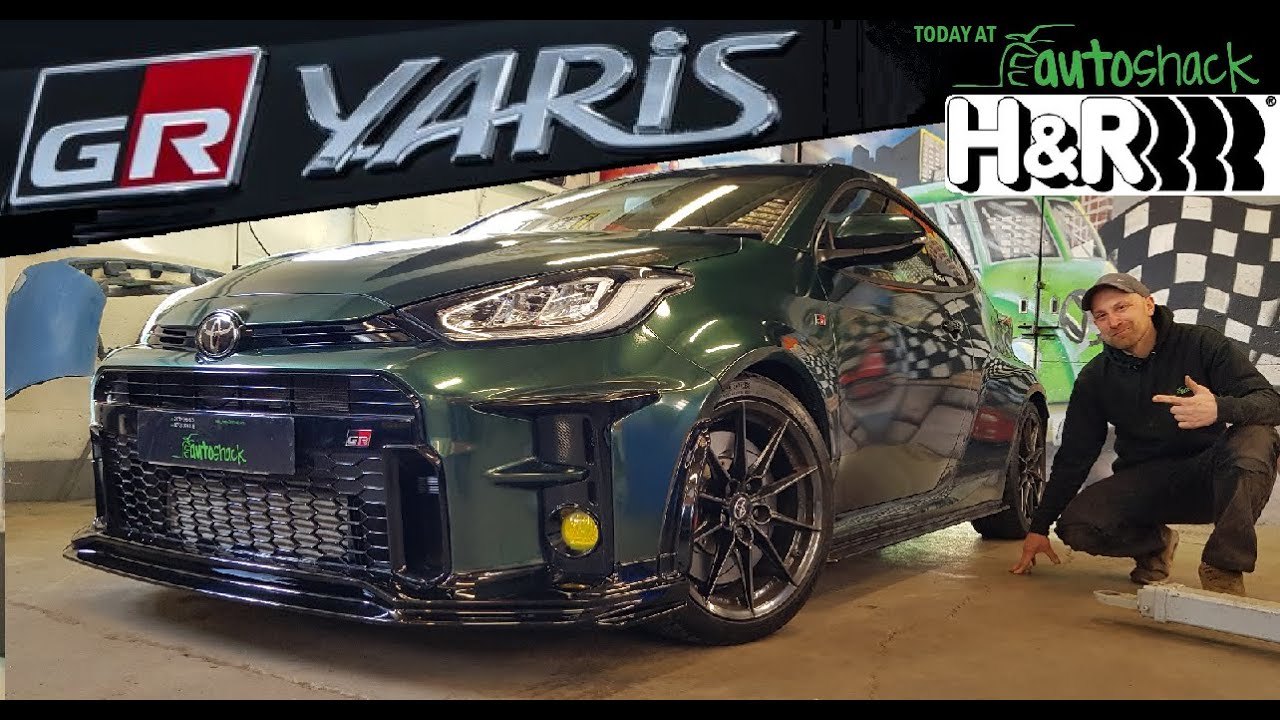 TOYOTA YARIS GR-FOUR! Lowering it on H&R Springs!
