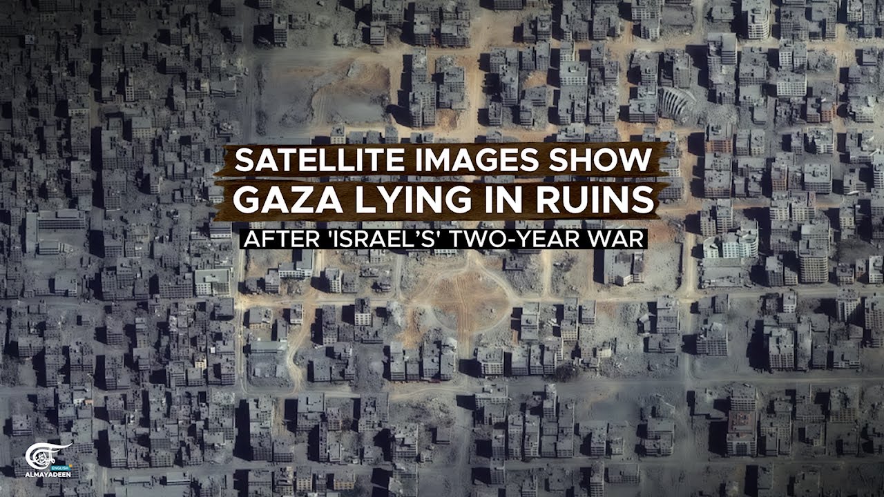 Satellite images show Gaza lying in ruins after 'Israel’s' two-year war