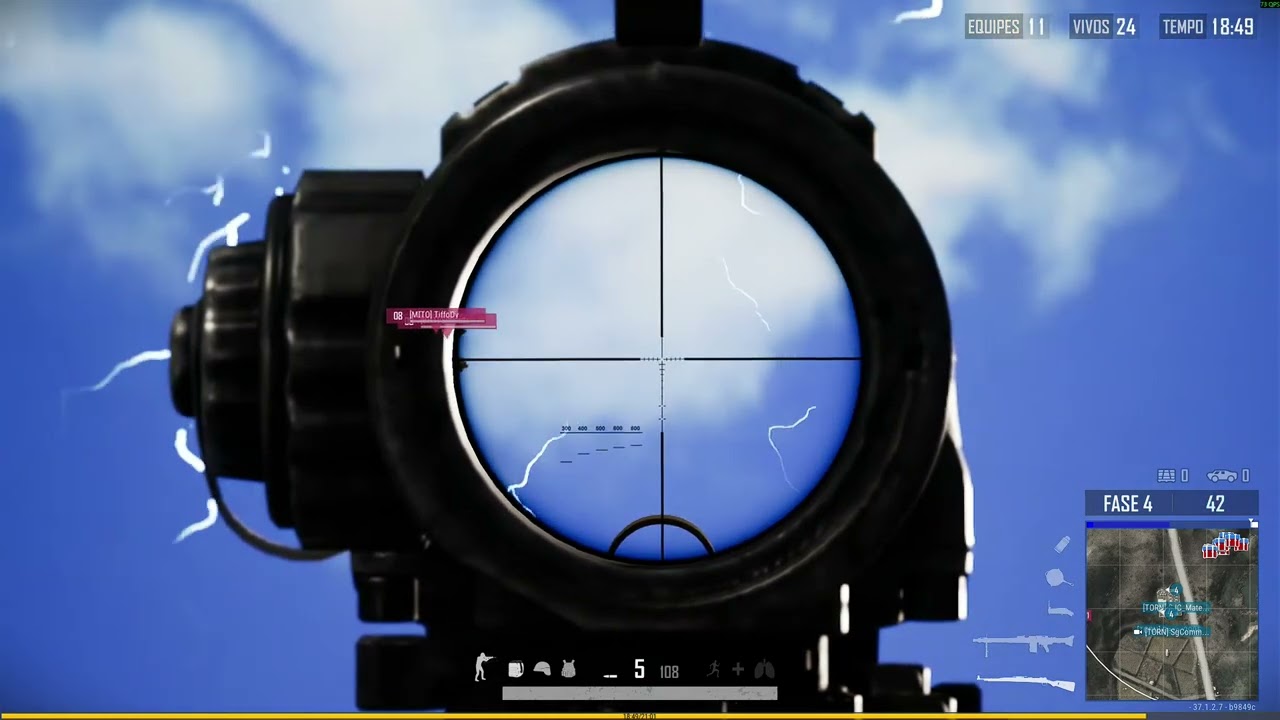 PUBG | SR | 0.25 derrubando no paraglider - monomotor