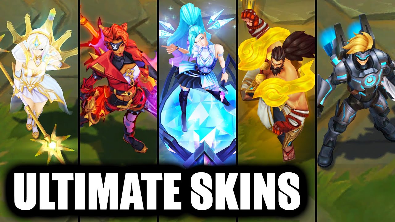 All Ultimate Skins Spotlight Seraphine Lux Sona Samira Miss Fortune Udyr Ezreal (League of Legends)