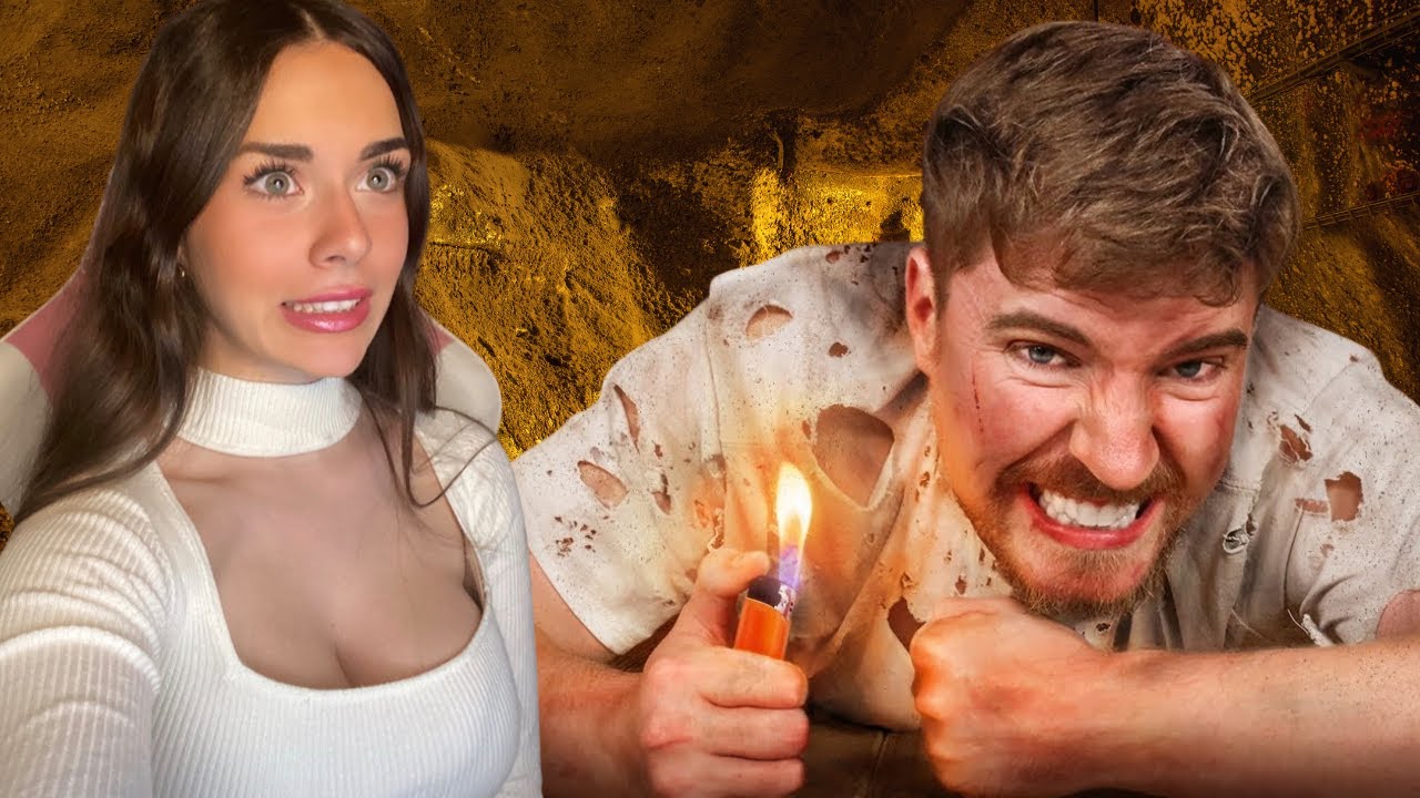 QUE CLAUSTROFOBIA!! - reacción a Mr. Beast enterrado vivo