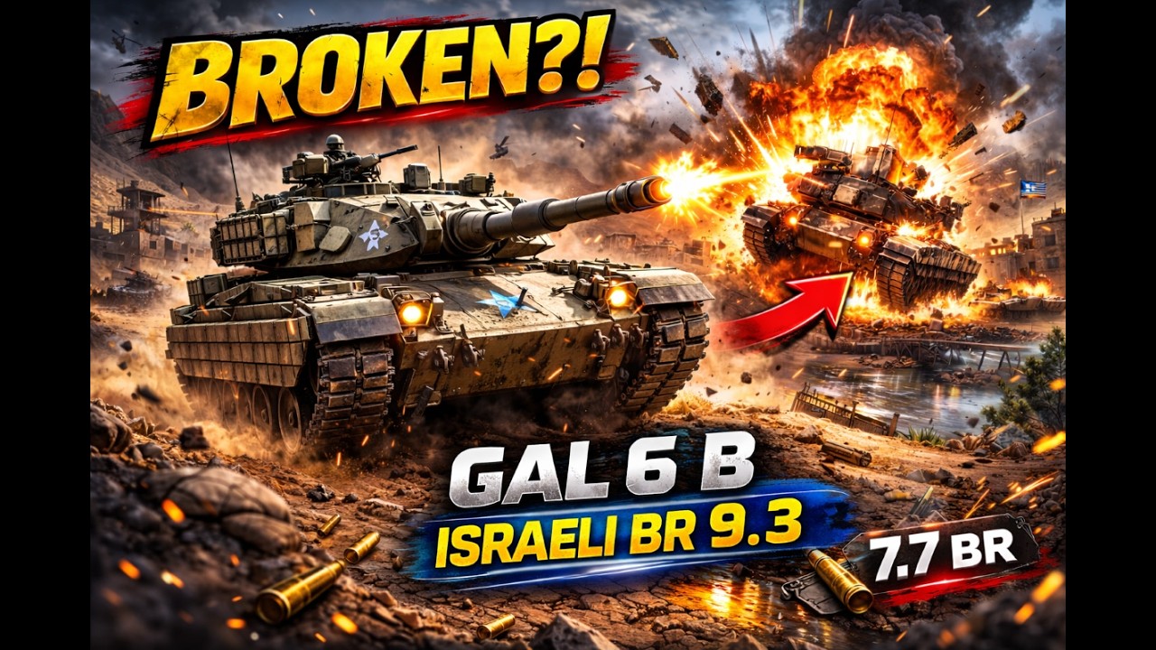 Gal 6B is actually Broken ! #warthunder #mainbattletank #gaming
