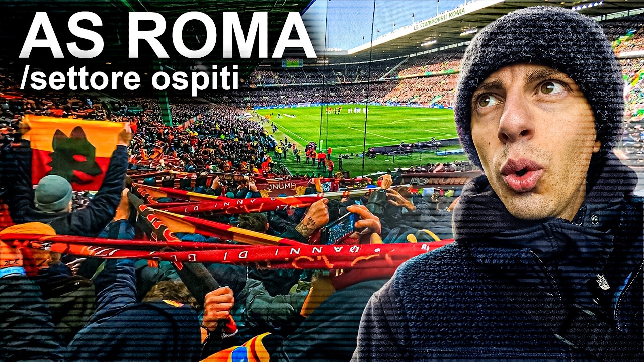 24h IN TRASFERTA CON LA TIFOSERIA DELLA ROMA | CURVA SUD domina a CELTIC PARK 🏴󠁧󠁢󠁳󠁣󠁴󠁿