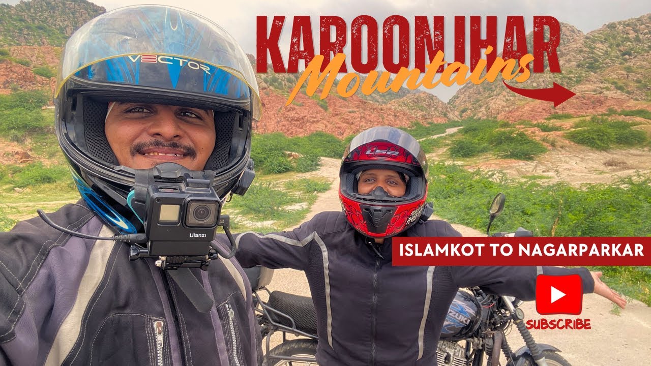 Exploring Marvi Well & Karoonjhar Mountains Nagarparkar  | Bike Trip With Wife |