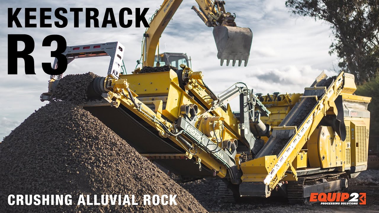 Keestrack R3 Impact Crusher - Crushing Rock at over 200 Tonnes Per Hour