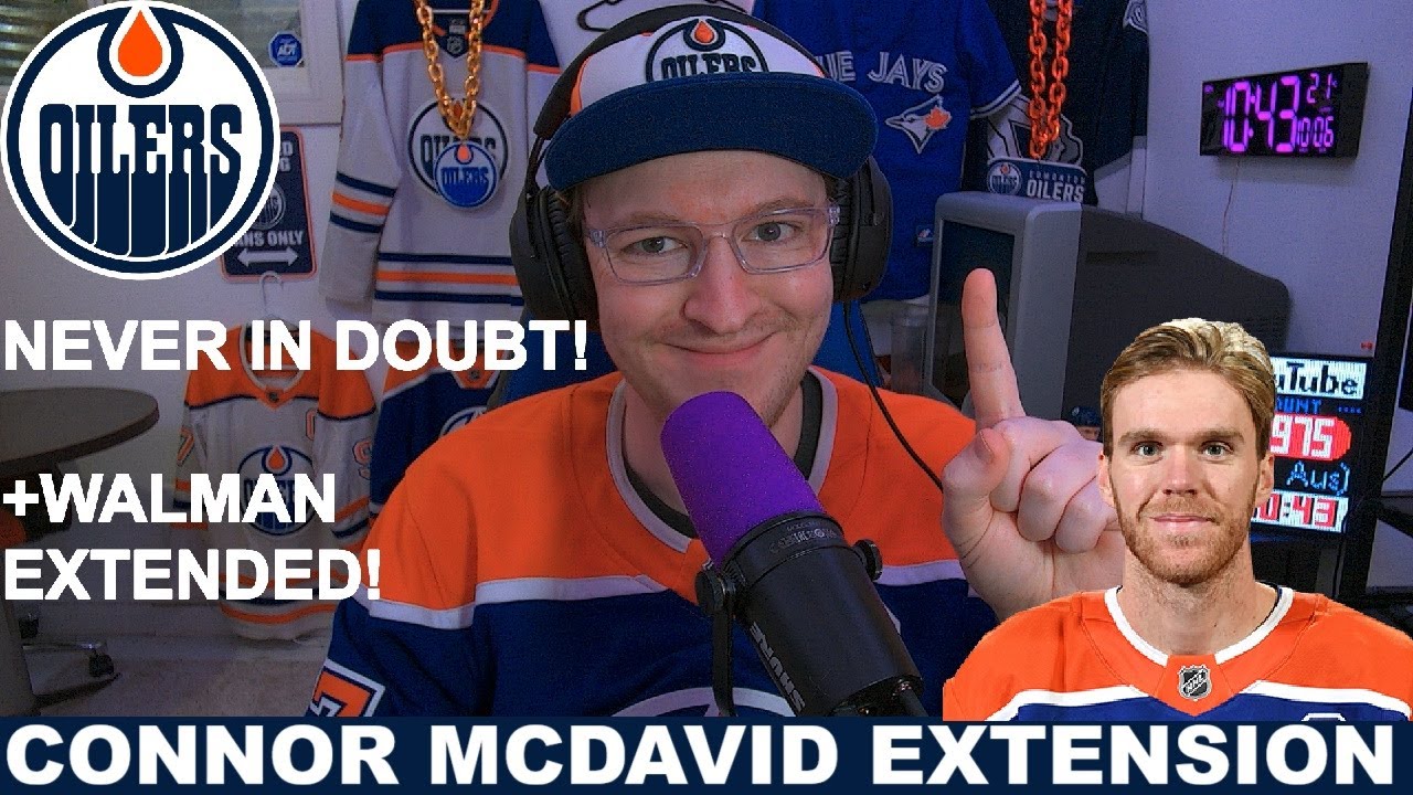 CONNOR MCDAVID SIGNS 2 YEAR EXTENSION! | FAN REACTION AND LIVESTREAM!