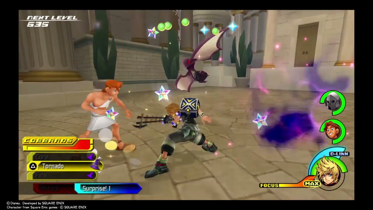 Ventus and Hercules Vs. Unversed in Olympus | KINGDOM HEARTS - HD 1.5+2.5 ReMIX 