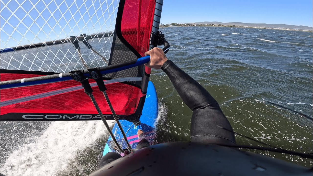 Windsurfing: Starting To Get Planing! (A LOT OF ACCELERATION) | RAW POV