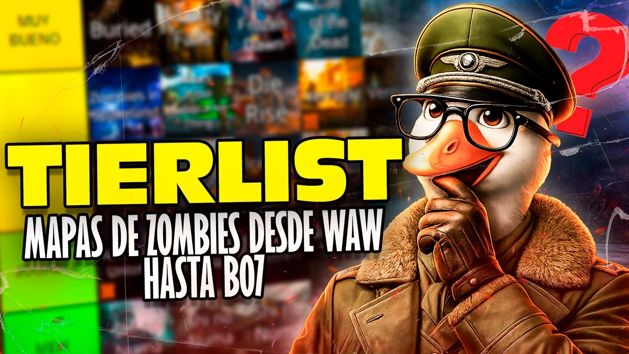 TIERLIST DEFINITIVA de TODOS los MAPAS de COD ZOMBIES 😱🔥 | Desde WAW hasta BO7 | PHD GANSO