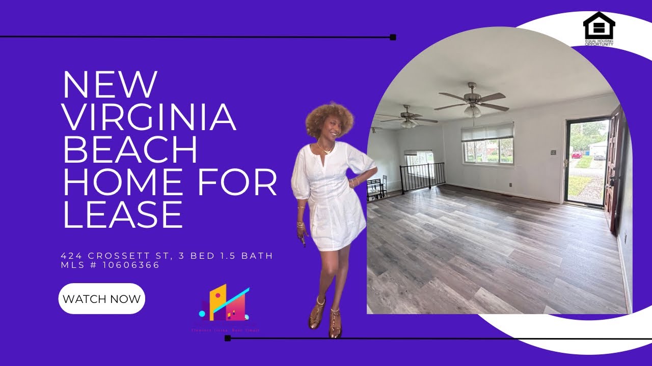🏡 424 Crossett Street | Virginia Beach, VA | For Lease Now | Real estate home lease in usa