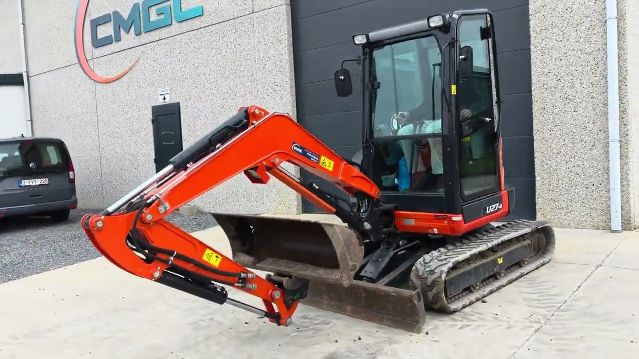 Kubota U27-4 HI - 2024 - 534h - 2,6T - 3 Godets