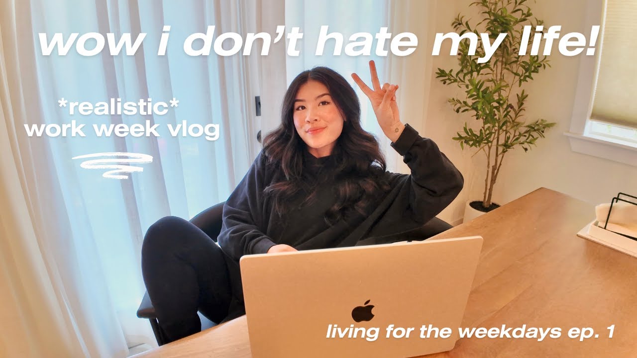 what not hating my 9-5 job actually looks like | living for the weekdays ep.1