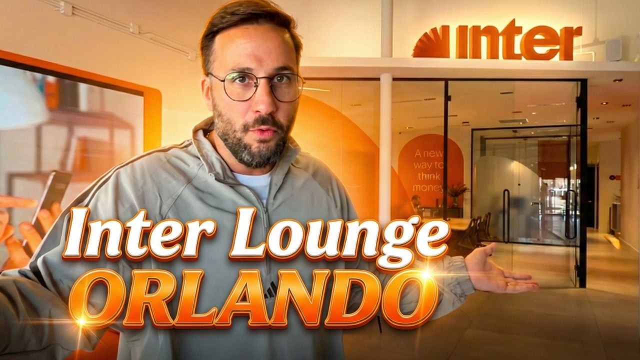FUI NO BANCO INTER NOS ESTADOS UNIDOS! Veja Como Funciona o Lounge em Orlando