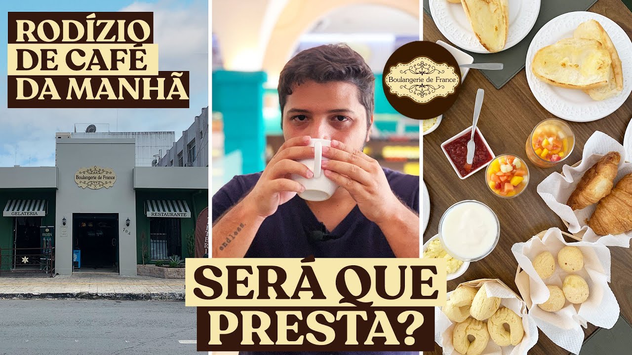 RODÍZIO DE CAFÉ DA MANHÃ NA BOULANGERIE DE FRANCE | Será que presta? | Guia Dois